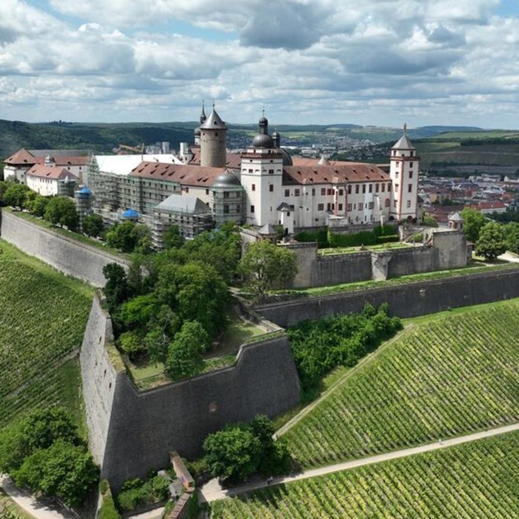 Festung Marienberg Tour Castle Tour sites above Main River, a key stop on Würzburg castle tours